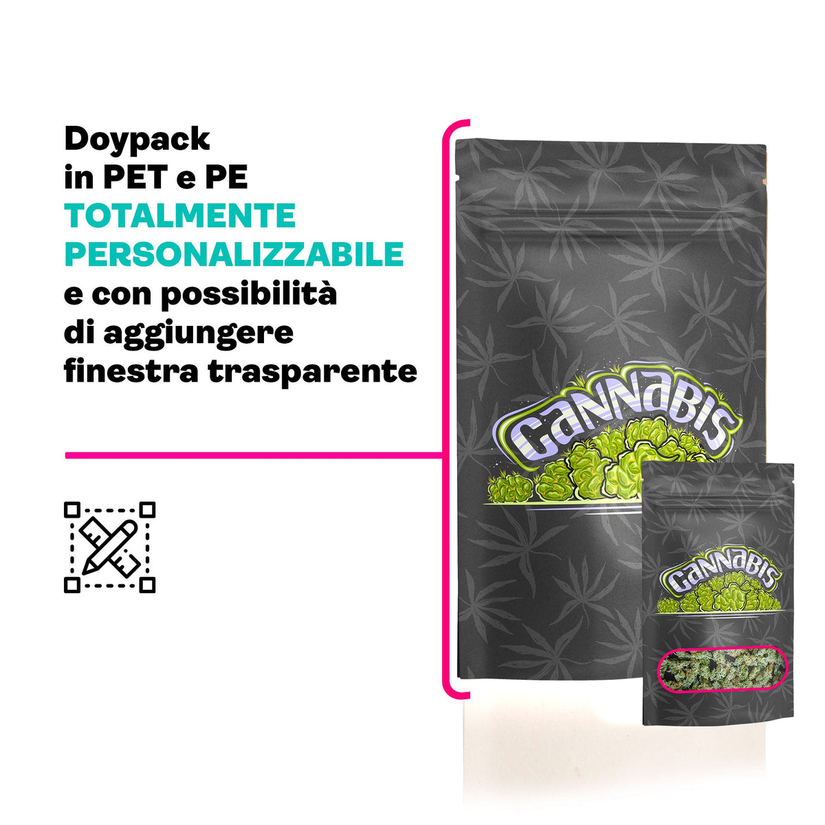 Canapa CBD personalizzata