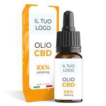 Olio CBD 10 ml personalizzato