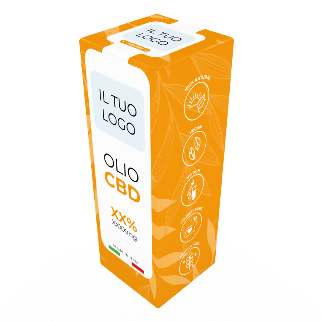 Olio CBD 10 ml personalizzato