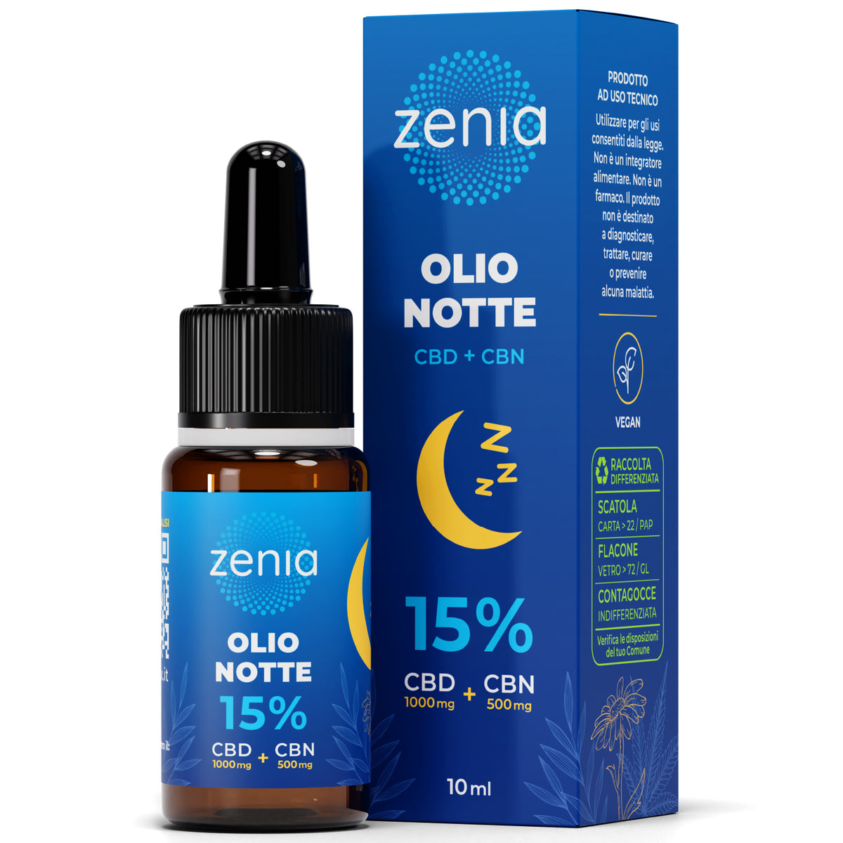 Zenia Olio Notte 15% 10ml
