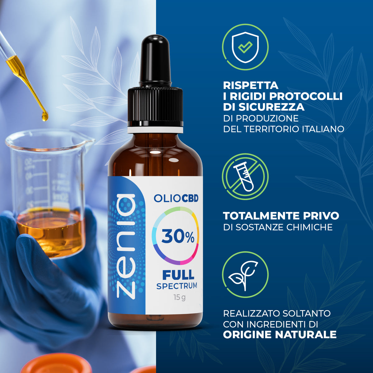 Olio CBD full-spectrum 30% secondaria