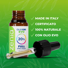 Zenia Olio CBD Evo full-spectrum 20% secondaria