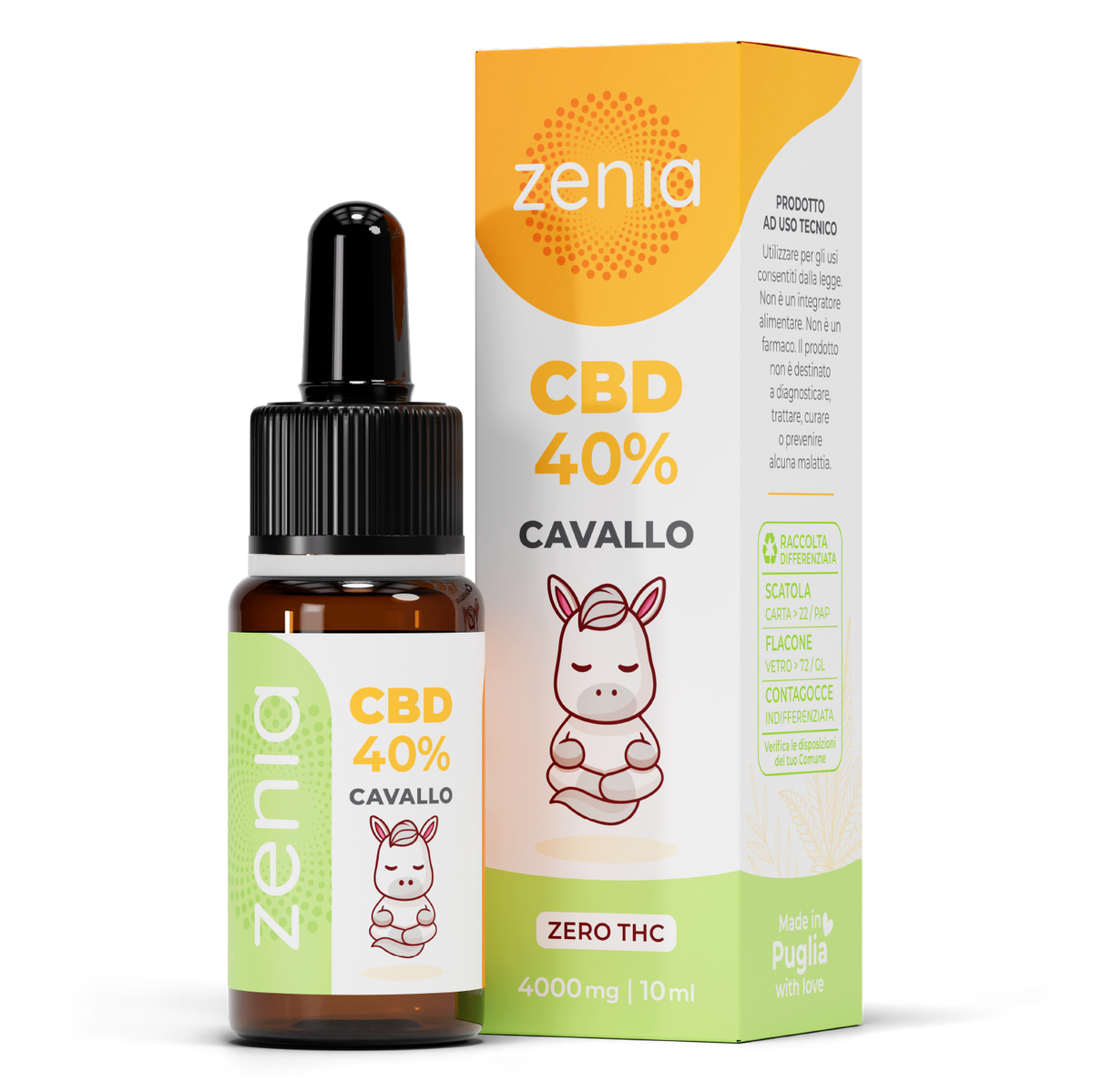 Zenia Olio CBD cavallo 40%
