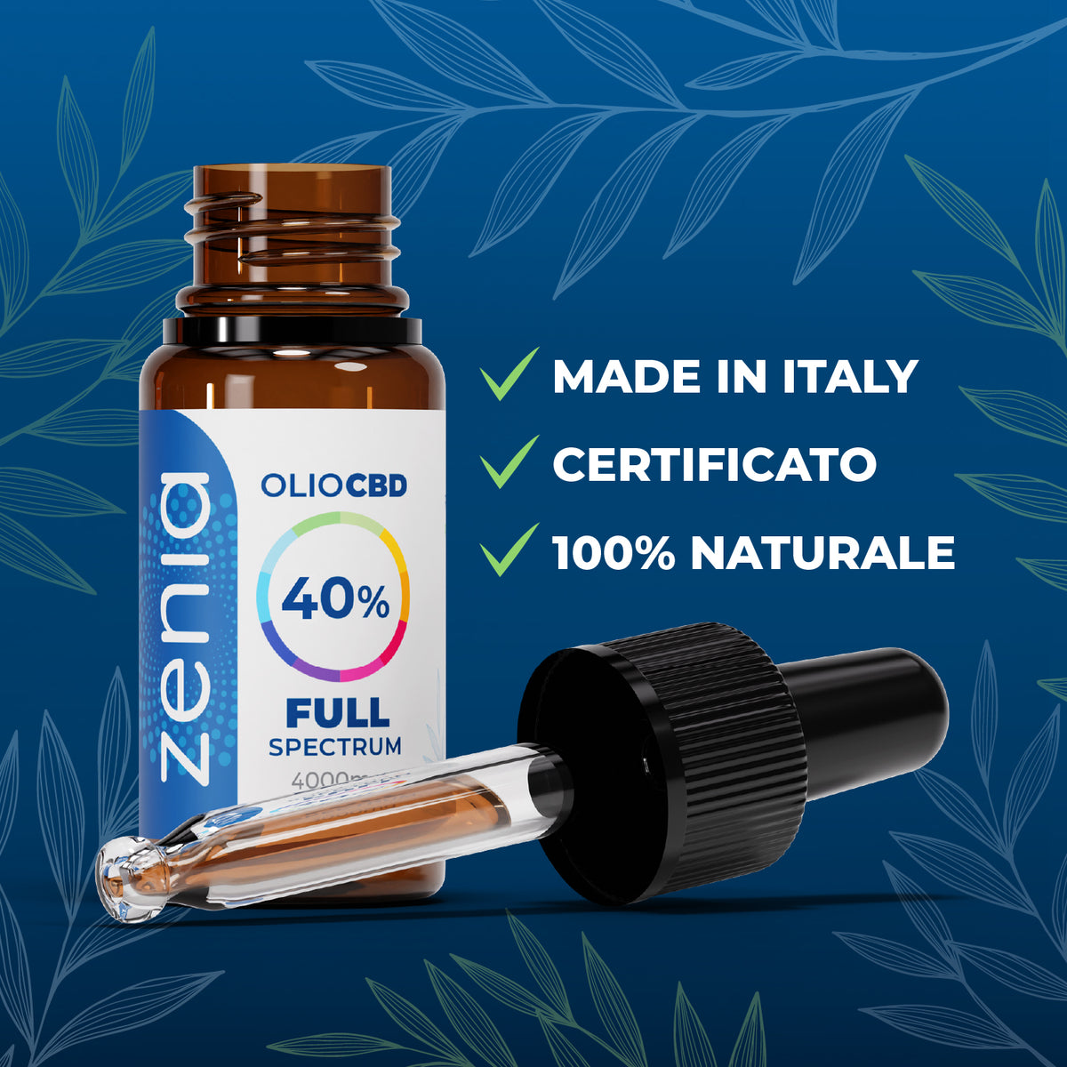Olio CBD full-spectrum 40% secondaria