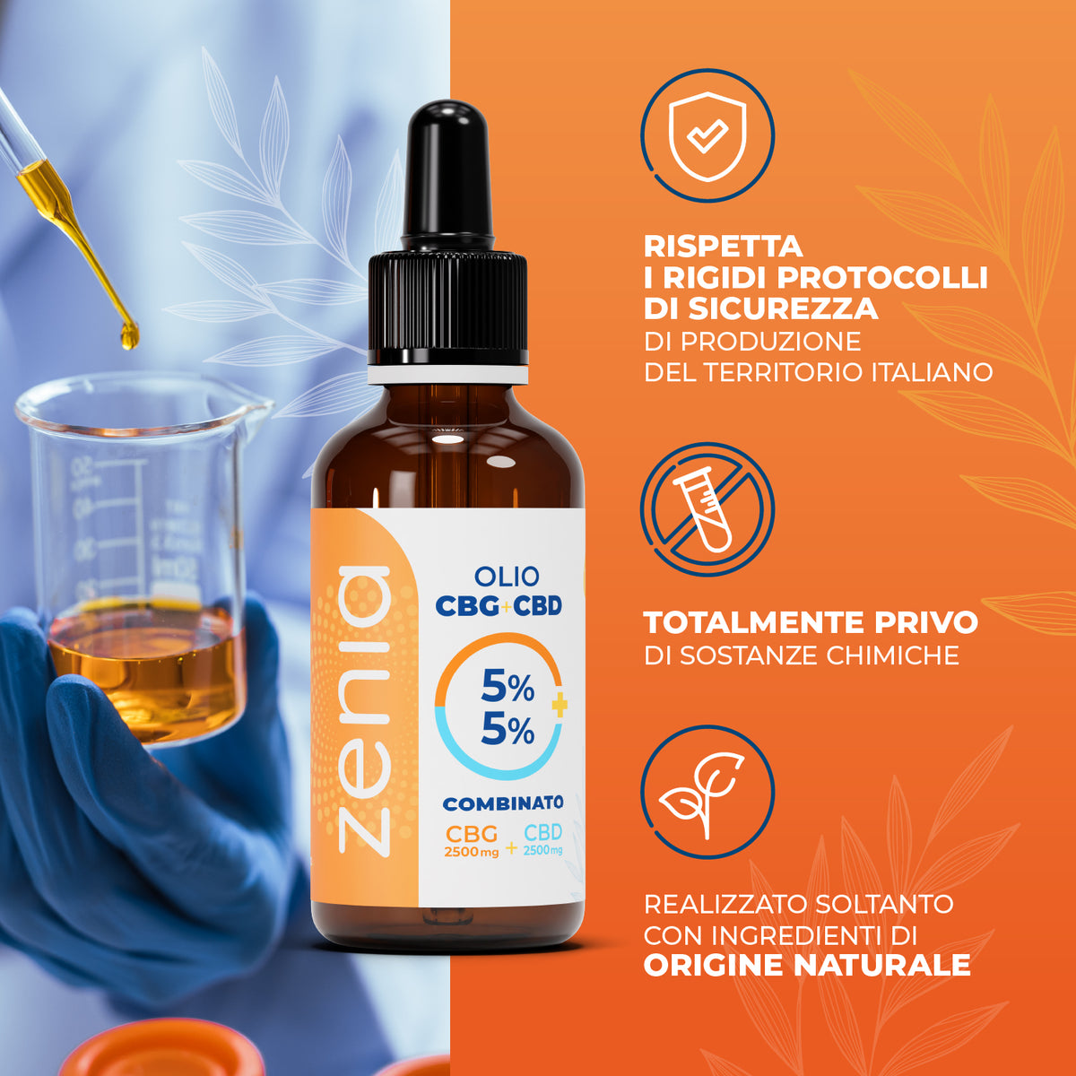Olio CBG 5% + 5% sec