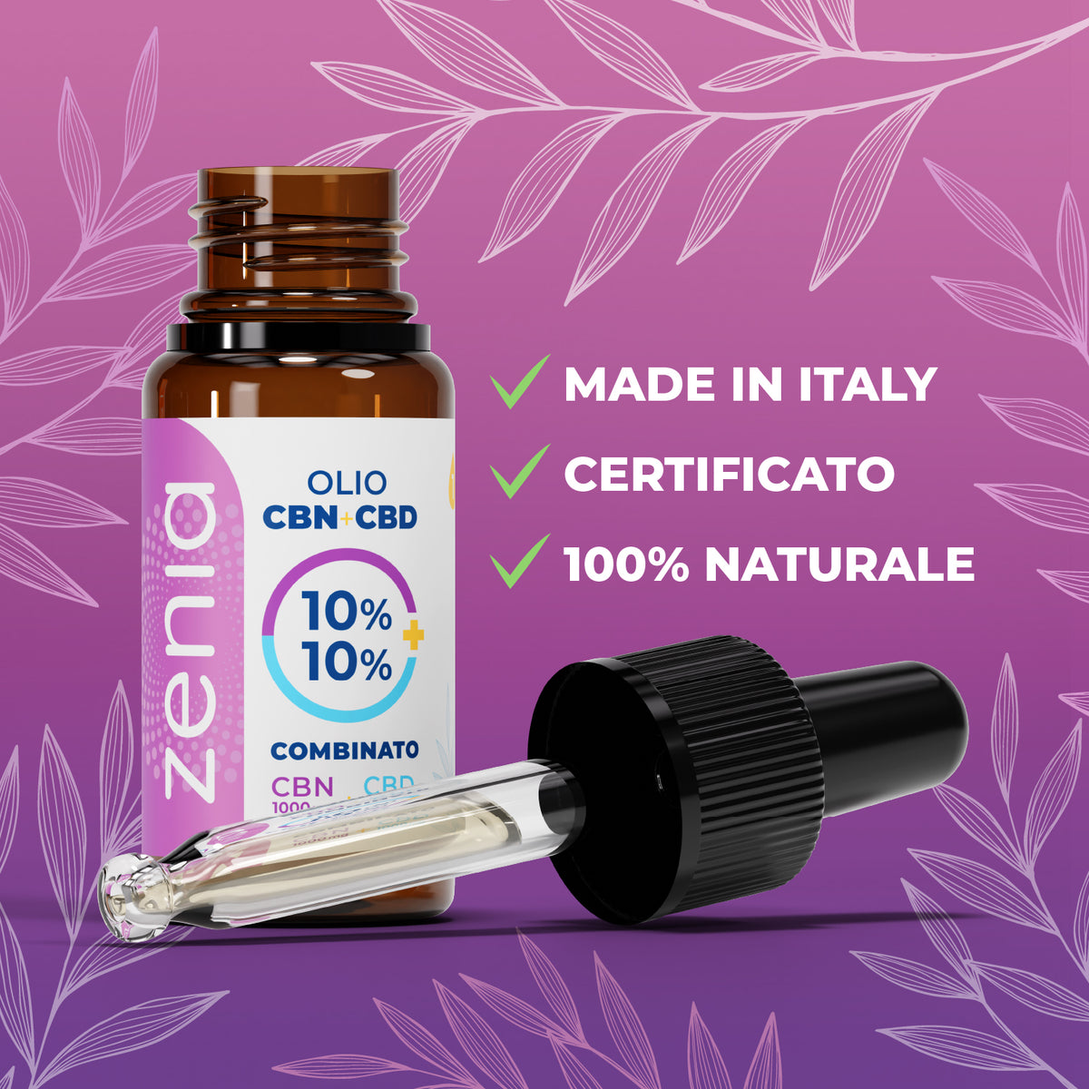 Olio CBN 10% + 10% sec