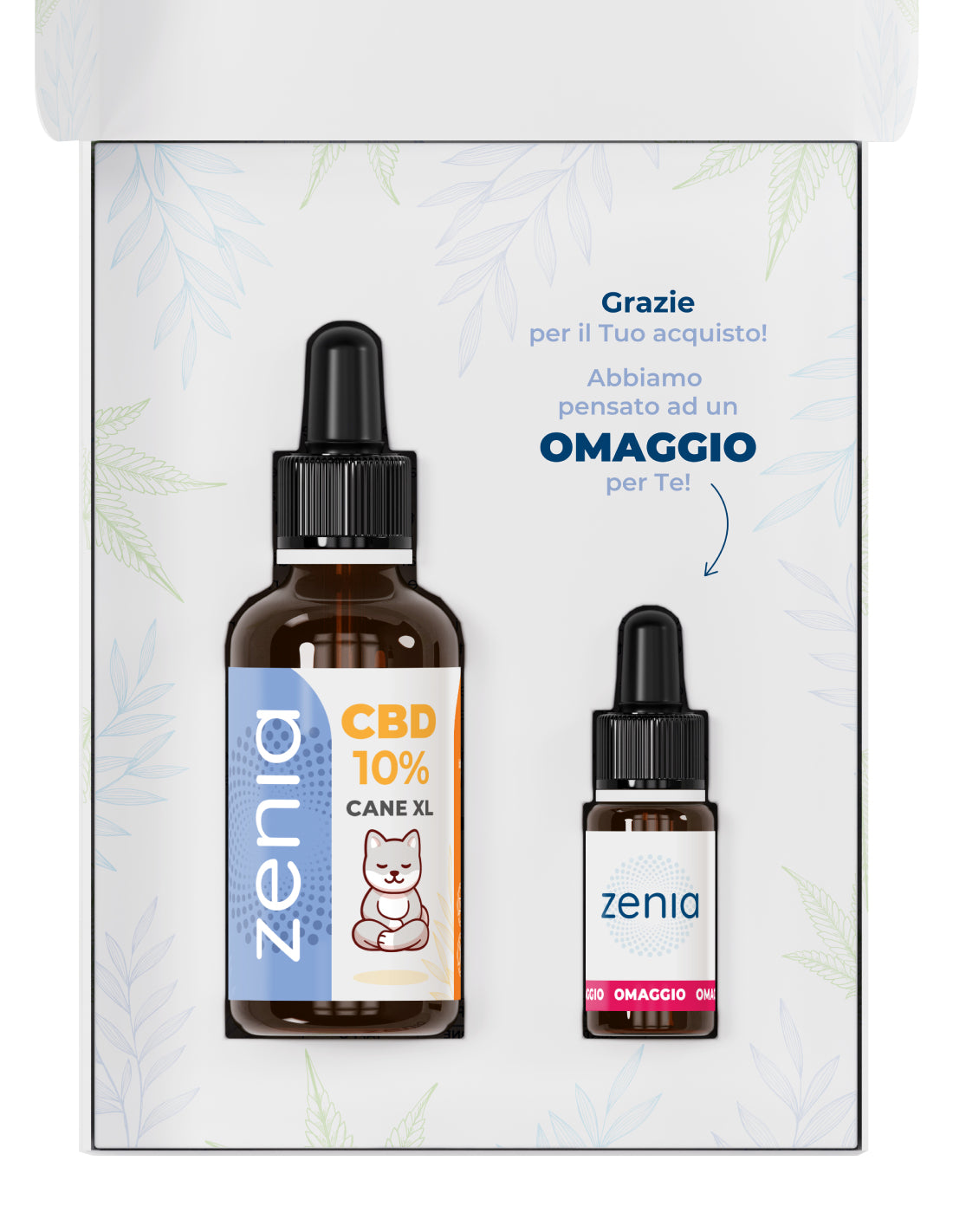 Zenia Olio CBD 10% Cane XL 50ml omaggio