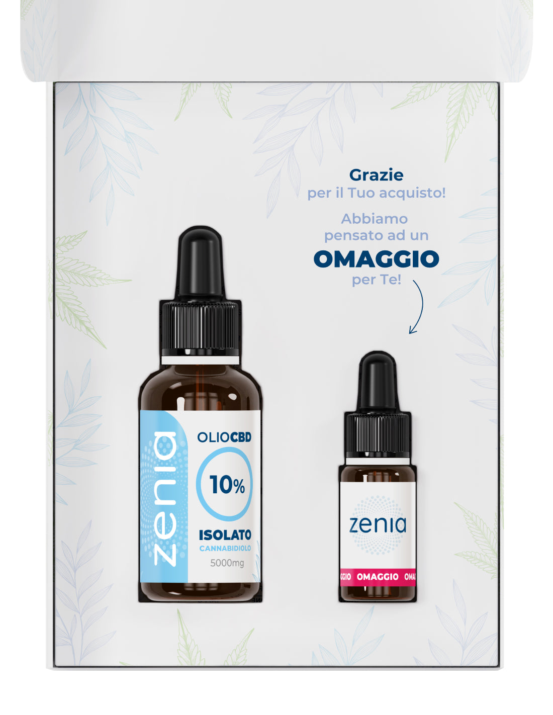 Zenia Olio CBD 10% no thc 30ml omaggio