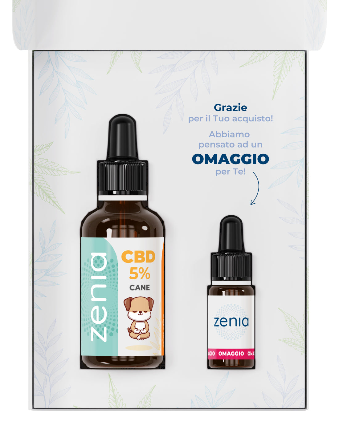 Zenia Olio CBD 5% Cane 50ml omaggio