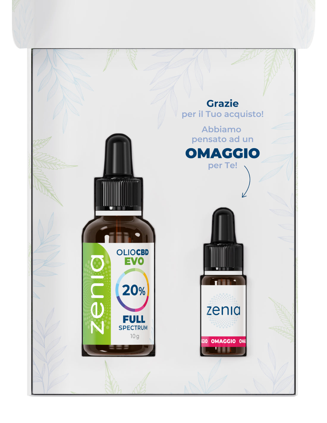Zenia Olio CBD Evo full-spectrum 20% 30ml omaggio