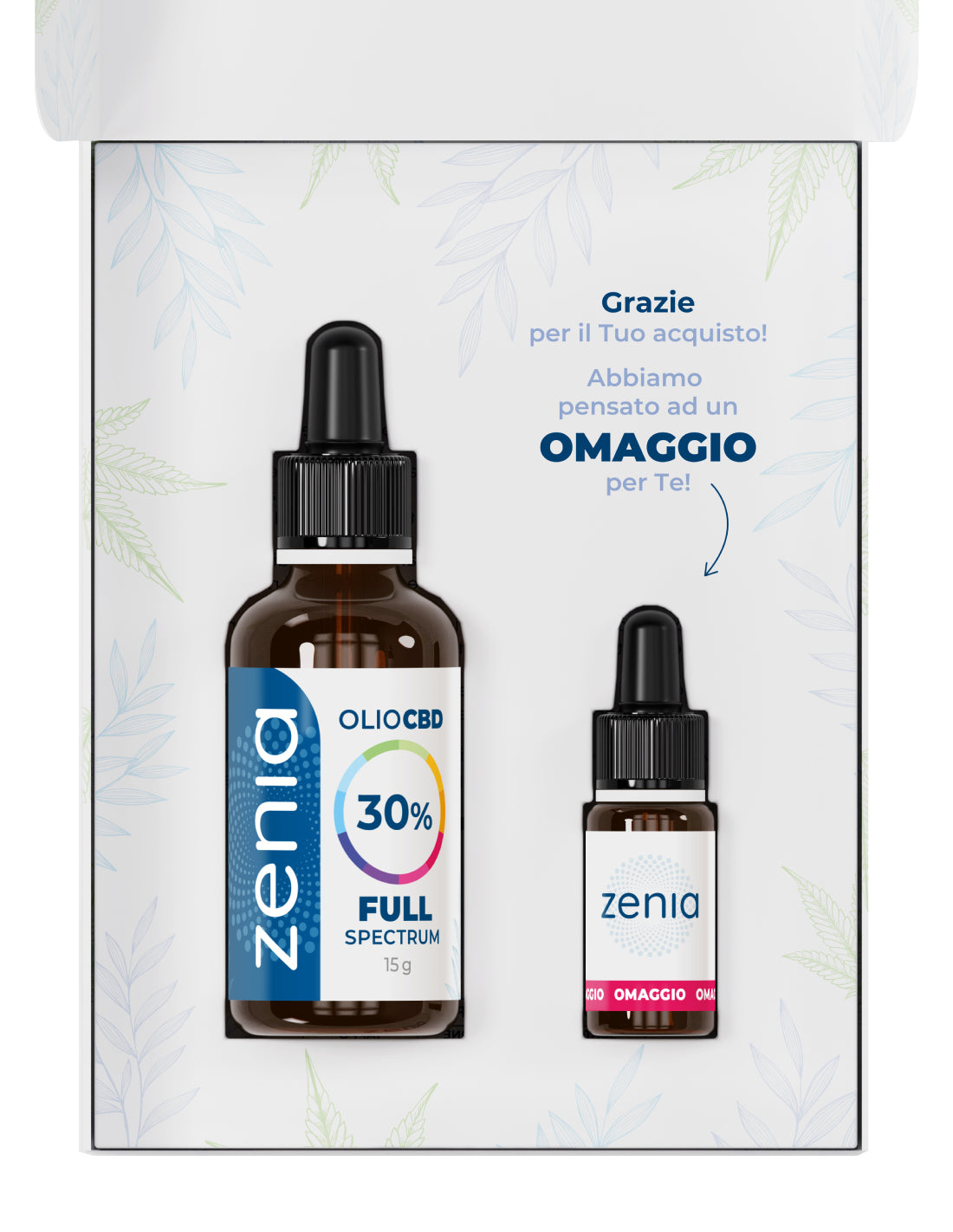 Zenia Olio CBD full-spectrum 30% 50ml omaggio