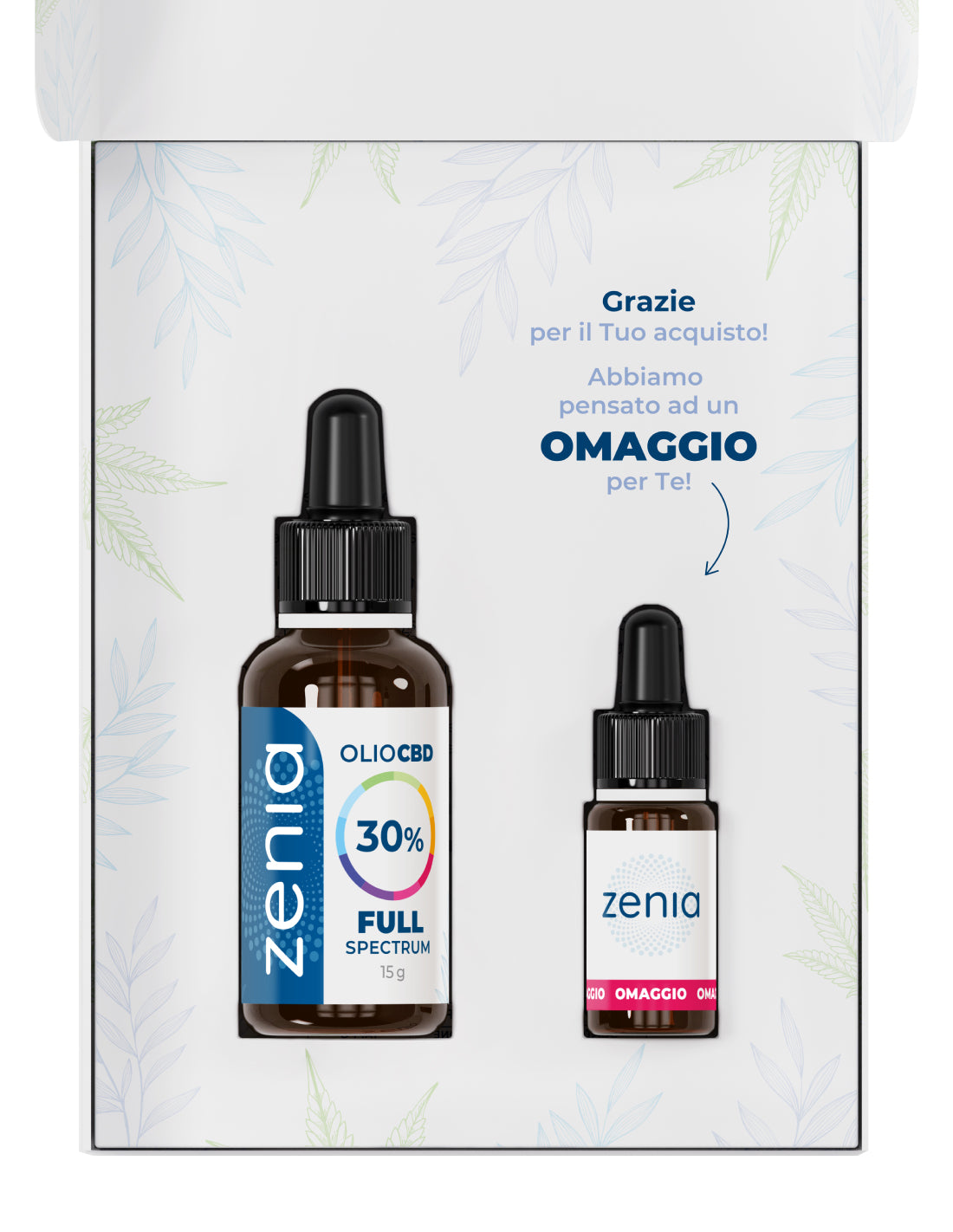 Zenia Olio CBD full-spectrum 30% 30ml omaggio