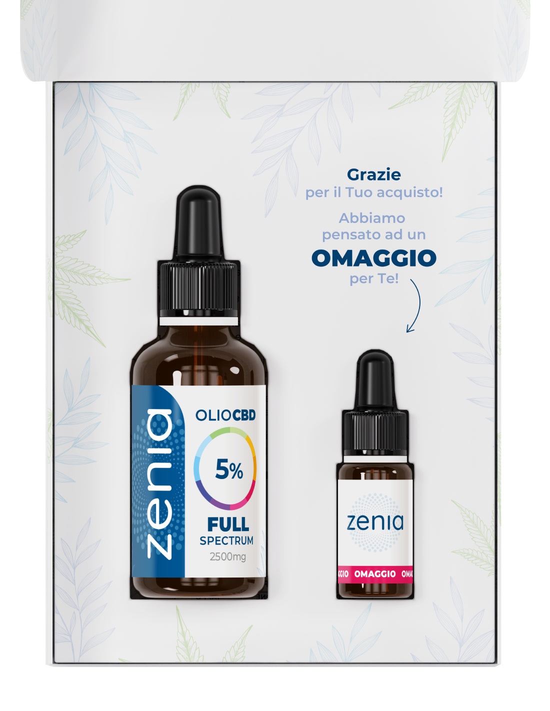 Zenia Olio CBD full-spectrum 5% 30ml omaggio