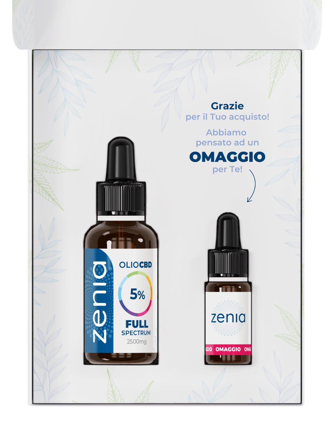 Zenia Olio CBD full-spectrum 5% 50ml omaggio