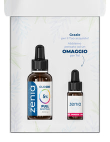Zenia Olio CBD full-spectrum 5% 50ml omaggio