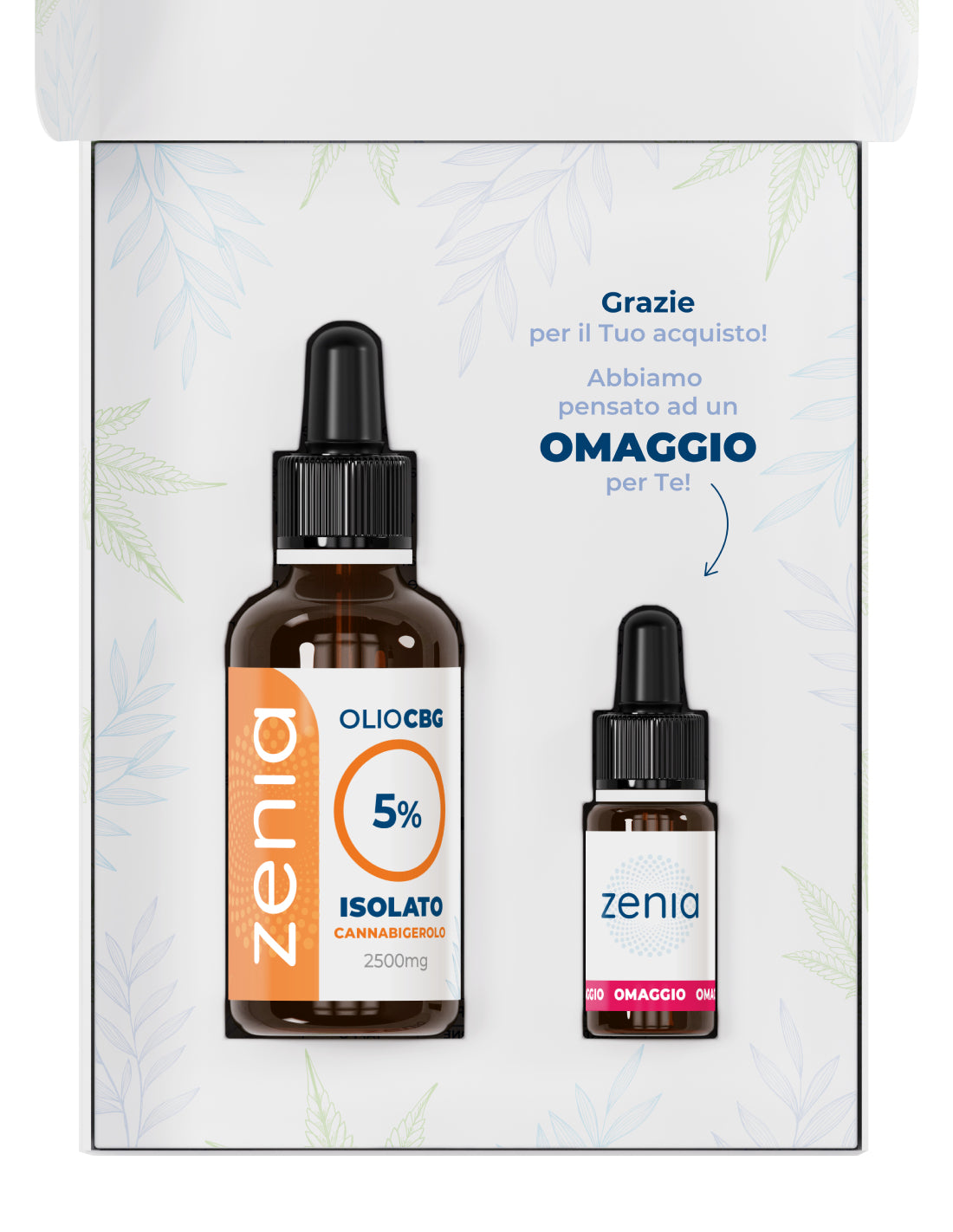 Zenia Olio CBG 5% 50ml omaggio