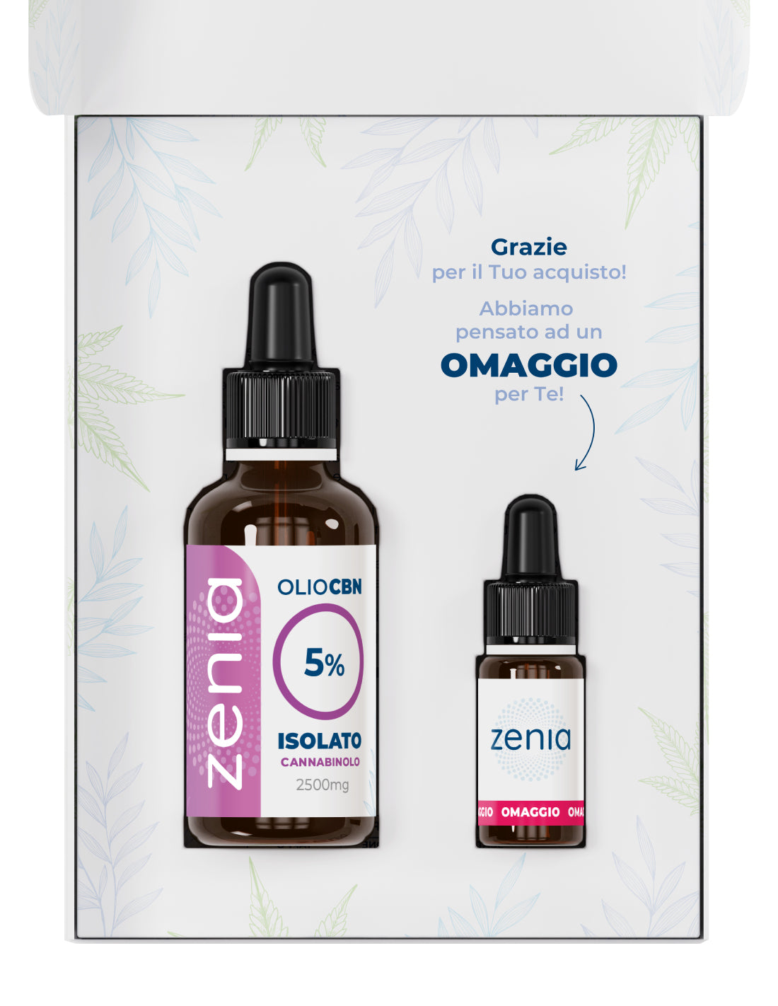 Zenia Olio CBN 5% 50ml omaggio